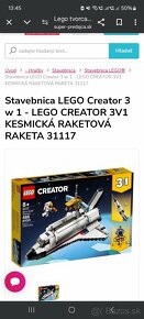 Lego creator Vesmírne dobrodružstvo s raketoplánov 31117 - 11