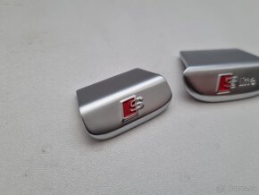 AUDI SLINE LOGO EMBLEM ZNAK DO VOLANTU - 11