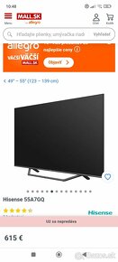 Hisense Smart tv 4k UHD 55 - 11