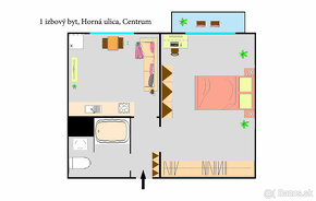 CENTRUM / 1i byt Banská Bystrica /  35m2 + BALKÓN / DOHODA - 11