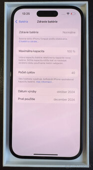 Apple iPhone 15 128GB ako nový 100% - 11