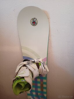 156 cm krasny damsky snowboard BURTON EZ V-ROCKER - 11