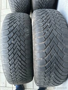 Zimné gumy Continental a plechové disky 185/65 R15 - 11