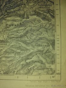 Stará mapa Humenné a okolie-1904. - 11