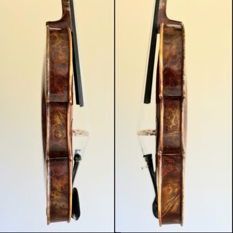 husle 4/4 model Stradivari ( očkový javor) - 11