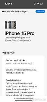 Predám Apple iPhone 15 PRO 128GB Natural Titan rám telefónu - 11