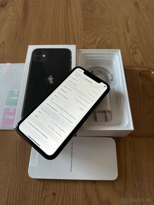 iPhone 11 128gb Black v záruke + komplet príslušenstvo - 11