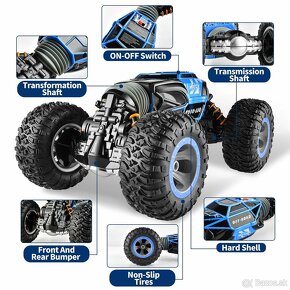 RC auto na diaľkové ovládanie Bezgar TD141 / 4WD / IPX5 - 11