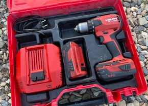 Hilti SF 4-A22 aku skrutkovač, 2x batéria, nabíjačka, kufor - 11