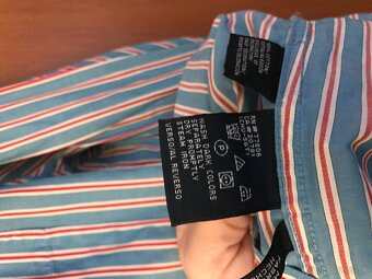 TOMMY HILFIGER originál farebná pánska kosela L/XL - 11