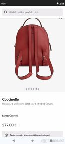 Coccinelle kožený luxusný ruksak - 11