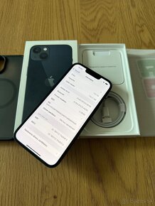 iPhone 13 128 gb Midnight v záruke + príslušenstvo - 11