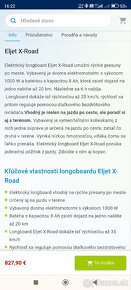 Elektrický skate,longboard ELJET XROAD, X ROAD - 11