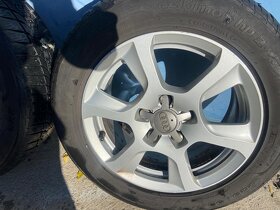 Audi Al disky 16" original + zimné pneu - 11