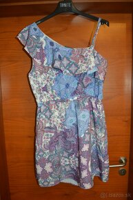 Fialové šaty + tunika - 11
