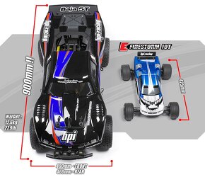 HPI Baja 5T 1:5 - RC model na benzín - 11