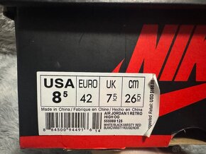 Jordan 1 High Black Toe - 11