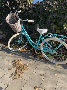 Kenzel dámsky bicykel a Retro bicykel zelený - 11