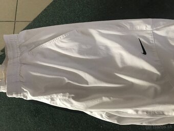 NOVÉ NIKE originál white pánske športové/capri nohavice L/XL - 11