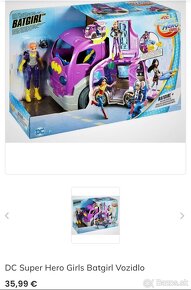 Hračky pre deti Super Hero Girls Batgirl Vozidlo Mattel - 11