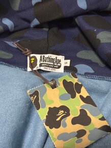 Bape Shark Hoodie Mikina Modrá - 11