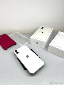 iPhone 11 128GB WHITE TOP STAV NOVÁ BATÉRIA - 11