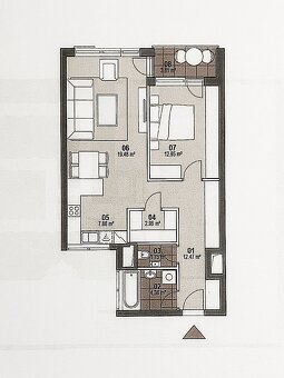 2-izbový byt na Drotárskej ceste s parkovacím miestom - 11