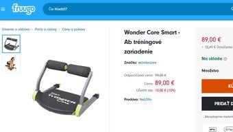 Wonder Core Smart - tréningové zariadenie nové - 11