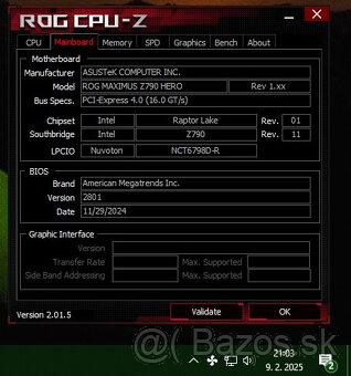 Intel Core i7 13700k +  ASUS ROG MAXIMUS Z790 HERO - 11