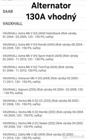 Alternator  Ridex 130A Fiat,Opel,Saab,Vauxhall - 11