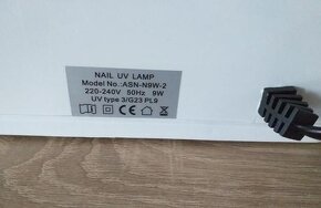 Nová UV lampa, sada na gélové nechty, brúska - 11