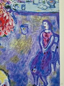 MARC CHAGALL - Autoportrait avec Bouquet de Fleurs (CERTIF) - 11