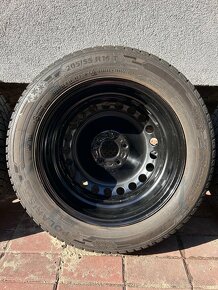 Komplet Barum Polaris 5, 205/55 R16 91T, zimne, top  stav - 11