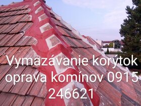 Vymazávanie korýtok oprava komínov 0915 246 621 - 11