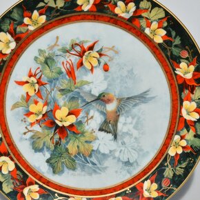 Royal Doulton Anglické porcelánové taniere - Kolibríky - 11