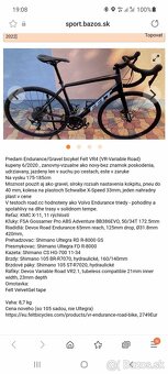 Predám bicykel Felt VR4 Endurance/Gravel/Carbon - 11