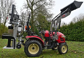 Štiepačka za traktor + elektromotor JANSEN TS-30K - 30 ton - - 11