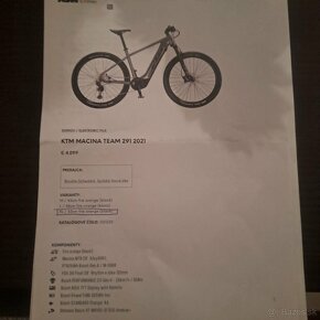 elektrobicykel KTM TEAM MACINA 291 , bateria 625Wh - 11