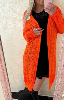 Damsky Cardigan neo orange - 11