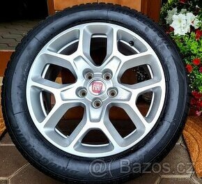 alu R17 5x110, zimné pneu 215/55, Fiat 500X, NOVÉ - 11