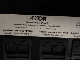 Canton Subwoofer Plus C + 2x Plus S - 11