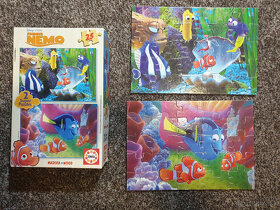 2x drevene puzzle Educa Disney - 11