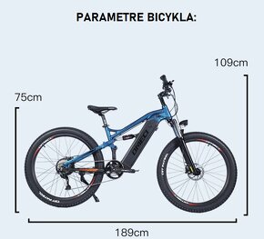 Horský EBIKE - 1000W / 20Ah / 27.5" - 11