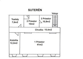 Prenájom : Priestory v suteréne 105 m2 - Národná ulica Žilin - 11