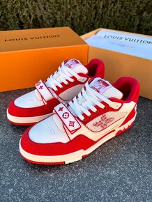 Louis Vuitton tenisky RED Komplet balenie - 11