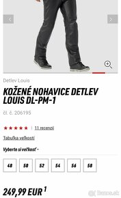 KOŽENÉ NOHAVICE DETLEV LOUIS DL-PM-1 - 11