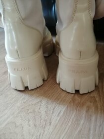 PRADA Monolith leather Re-Nylon boots - 11