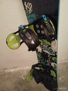 142 cm freestyle snowboard K2 Vandal + viazanie - 11