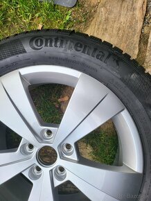 Škoda originál disky TRITON 5x112 + zimné gumy 215/55R17 HXL - 11