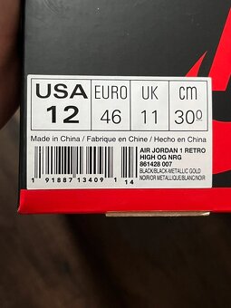 Air Jordan 1 Gold Toes - 11